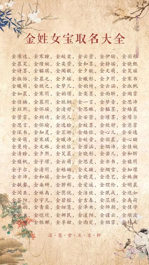 金字宝宝起名 最新宝宝起名字带金字