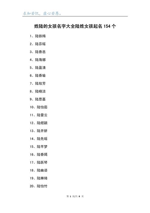 妈妈姓陆宝宝取名大全 龙年女宝宝取名书