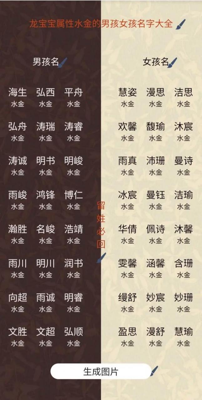 男宝宝起名带金水 带金水怎么起名好听女孩