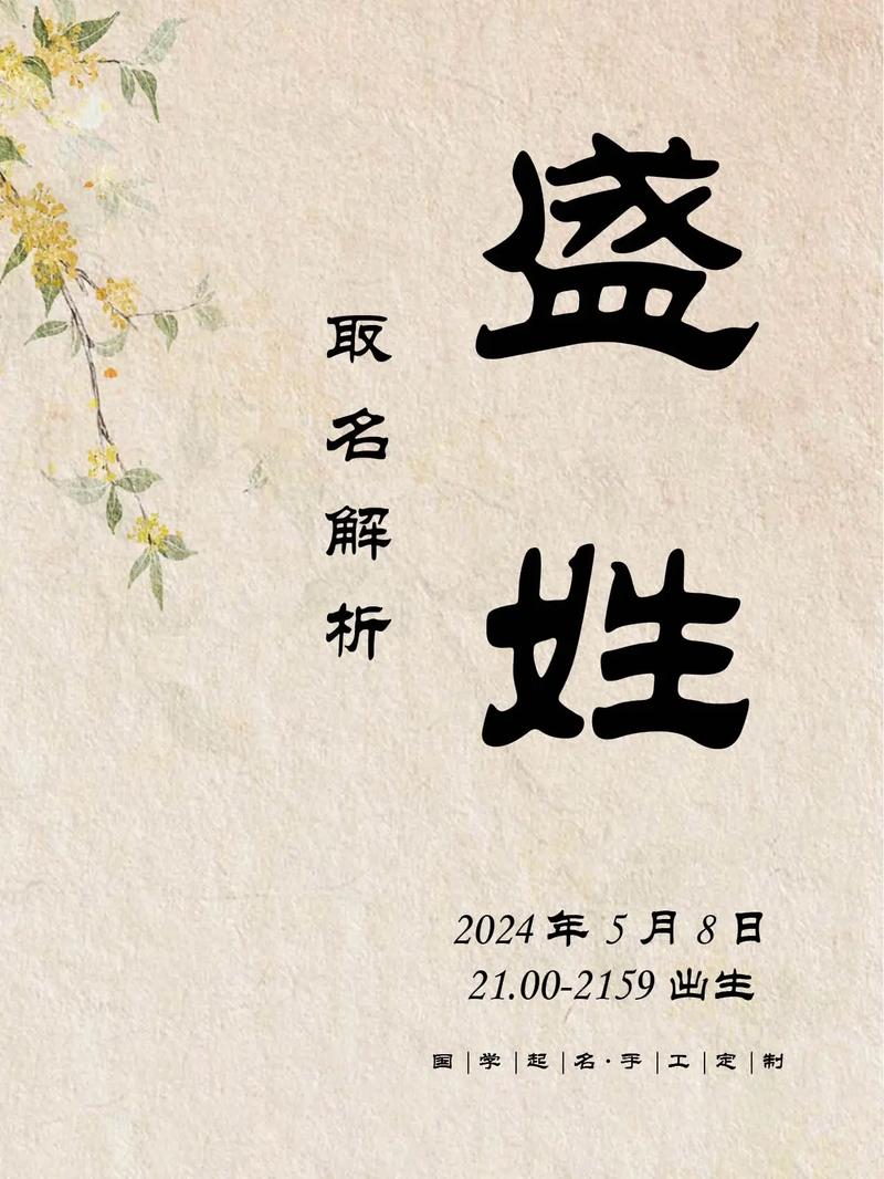 姓盛兔宝宝取名大全女孩 盛字辈取名100分