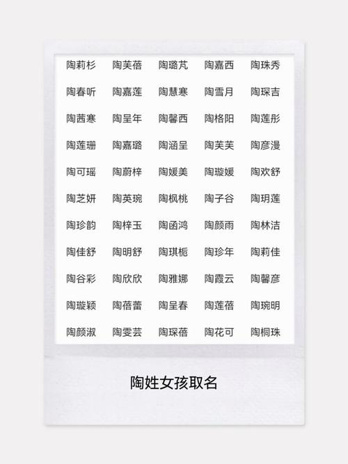 女宝宝起名姓陶怎么起 姓陶三个字女孩名字