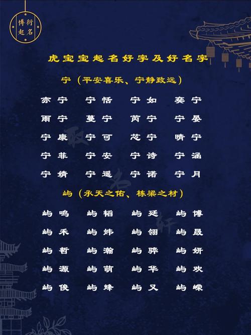 男宝宝起名带可字好吗属虎 属虎人的店铺起名大全