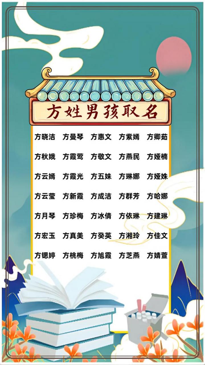 方姓氏男宝宝起名字寓意 方姓男宝宝100分名字